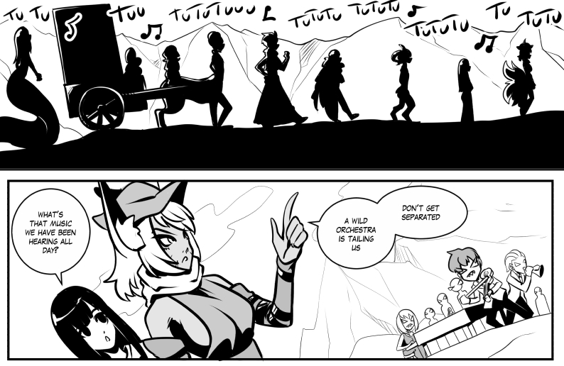 Monster girls on tour - Episode 538, Page 1: Page 538